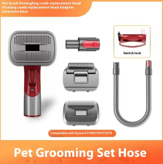 Complete Pet Grooming Kit with Hair Suction for Cats & Dogs