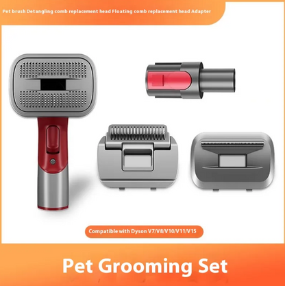 Complete Pet Grooming Kit with Hair Suction for Cats & Dogs