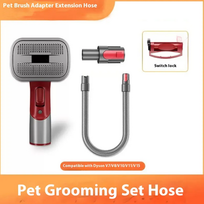 Complete Pet Grooming Kit with Hair Suction for Cats & Dogs
